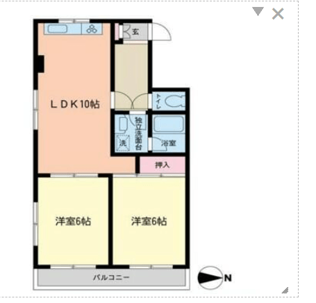ランドフォレスト綾瀬 4F - 画像 1/1